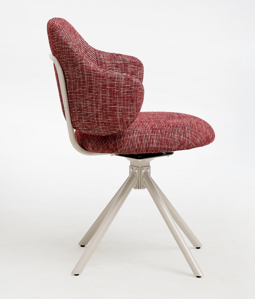 SILLA COMEDOR RACHEL ROJO(52x56x83x49.5CM)