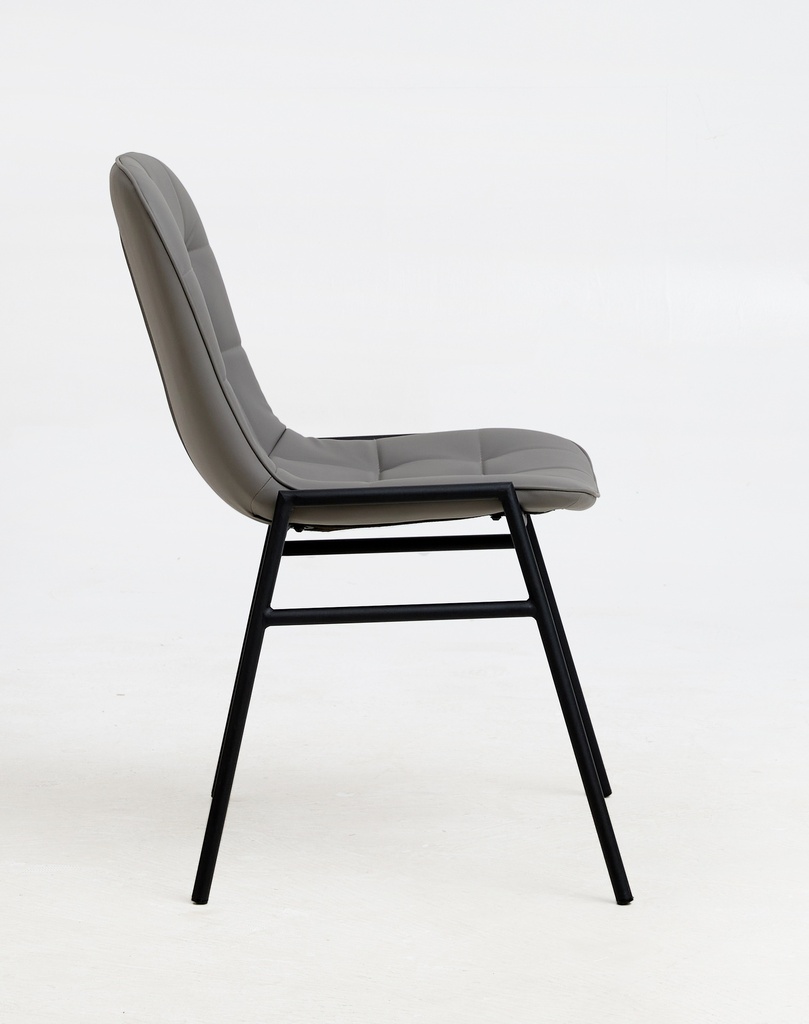 SILLA COMEDOR RAVEN GRIS (60x62x82.5x47CM)