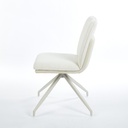 SILLA COMEDOR EVE BEIGE Y BLANCO （50x59x89CM）
