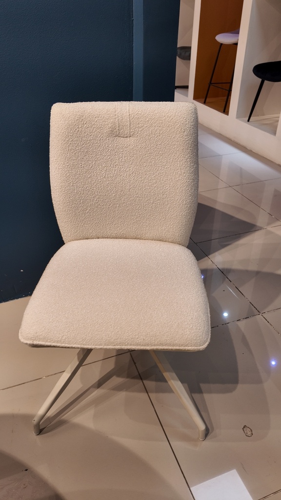 SILLA COMEDOR EVE BEIGE Y BLANCO （50x59x89CM）