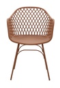 SILLA OSLO COMEDOR - COLOR TERRACOTA