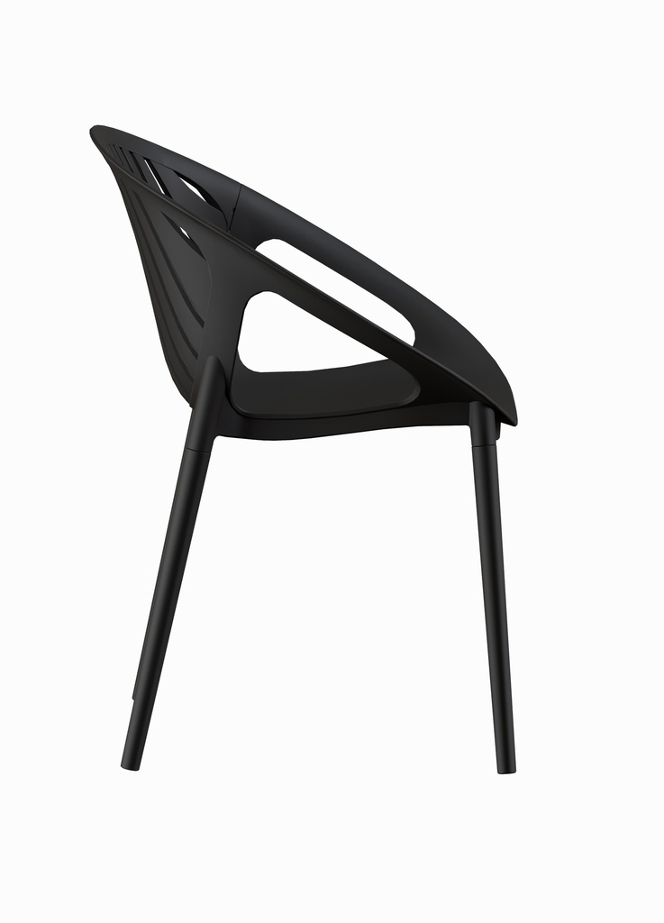 SILLA DELMY COMEDOR NEGRO (54*57*80CM)