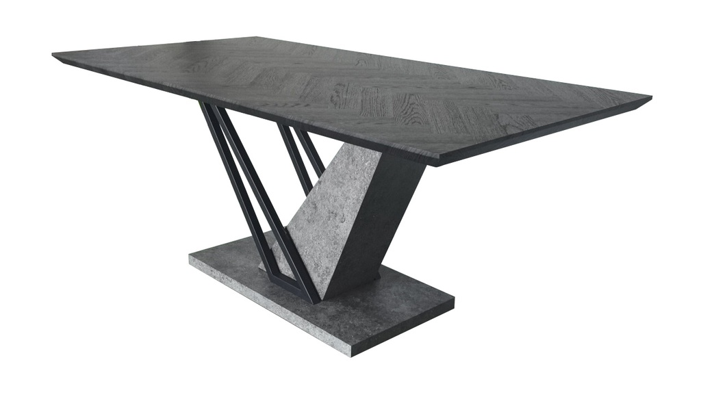 MESA FERDINAND 180X90X75CMS NEGRO
