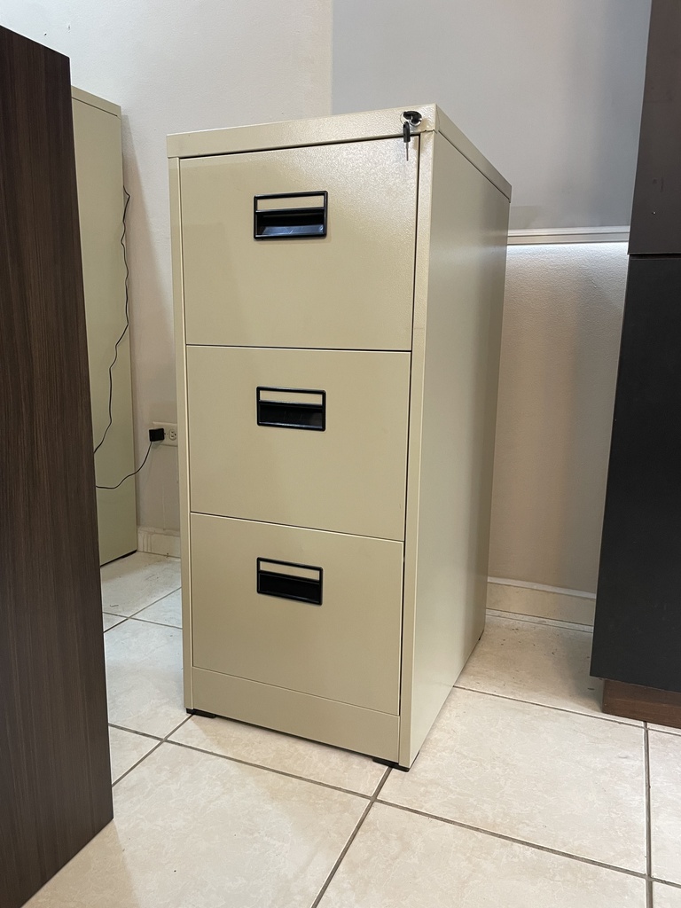 ARCHIVO METALICO DE 03-GAVETAS BEIGE (18*24.5*40.50)(3drawers)