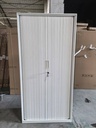 ARMARIO CON PUERTA ENROLLABLE METALICO PARKER BLANCO(185*90*45CM)