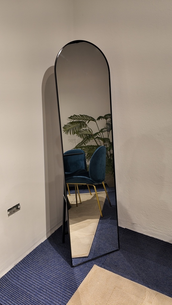 ESPEJO DE TOCADOR NEGRO(150*40CM)