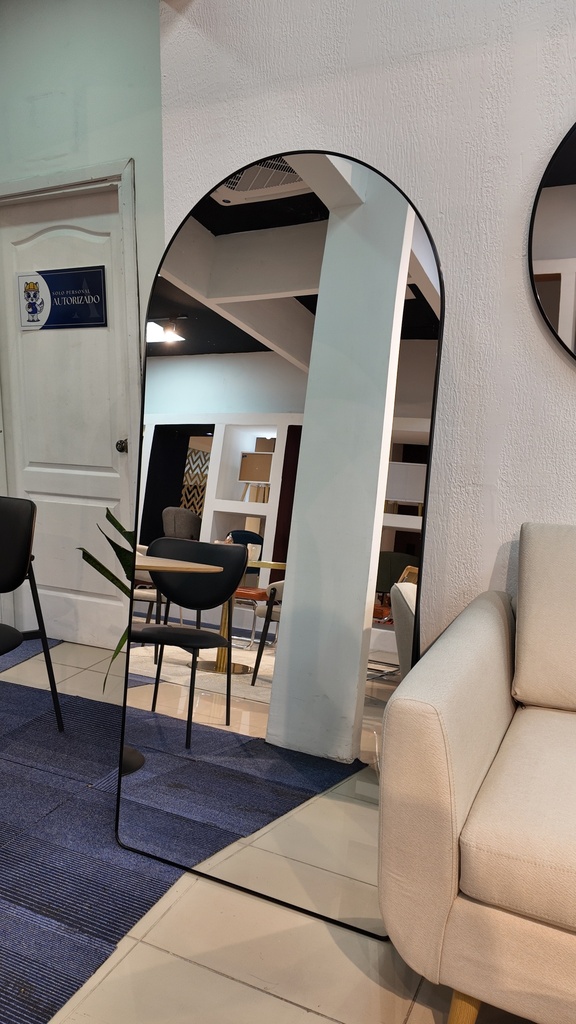 ESPEJO MARCO DE NEGRO 80x180CM