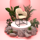 SILLA COMEDOR JOY BEIGE(59x59x89x48CM)