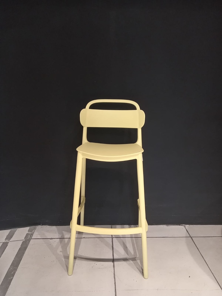 SILLA DUBLIN BAR - COLOR AMARILLO