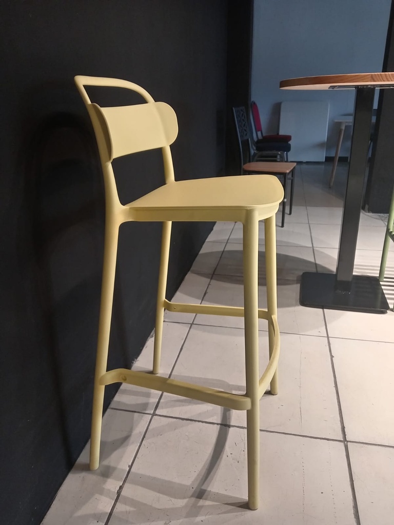 SILLA DUBLIN BAR - COLOR AMARILLO