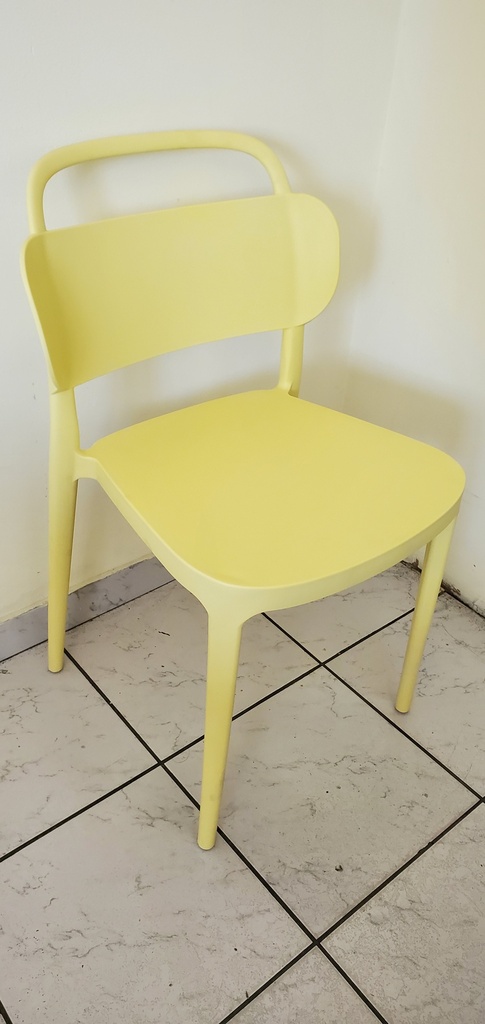 SILLA DUBLIN COMEDOR - COLOR AMARILLO