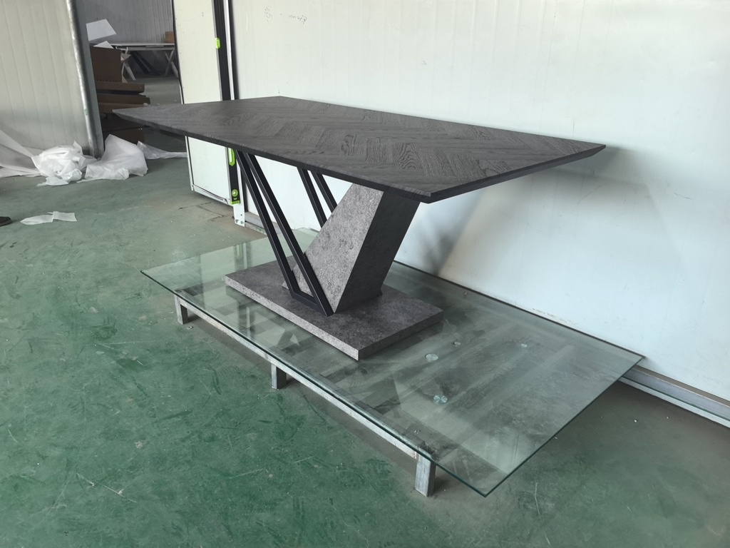 MESA FERDINAND 180X90X75CMS NEGRO