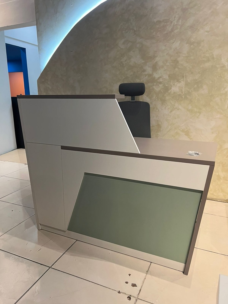 RECEPCION(140*60*110CM) 251411 VERDE Y BLANCO