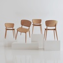 SILLA  COMEDOR CLARICE COLOR DE MADERA ORIGINAL(42*48*79CM)