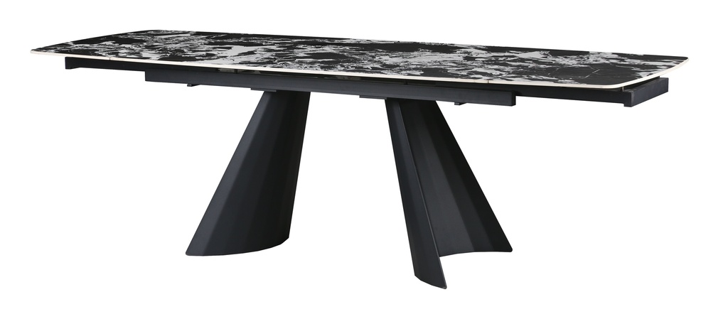 MESA COMEDOR BLAKE NEGRO (160/240*90*76CM)