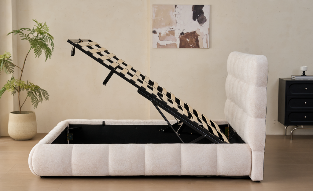 CAMA BENSON KING BLANCO (193CM*203CM)