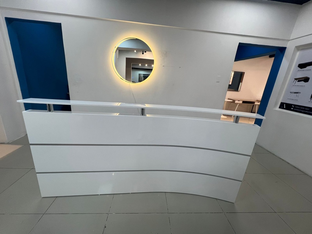 RECEPCION HUDSON BLANCO (240*60*75CM)