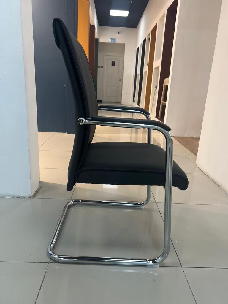 SILLA DE ESPERA GRANT NEGRO(78*69*58CM)