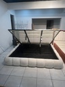 CAMA BENSON KING BLANCO (193CM*203CM)