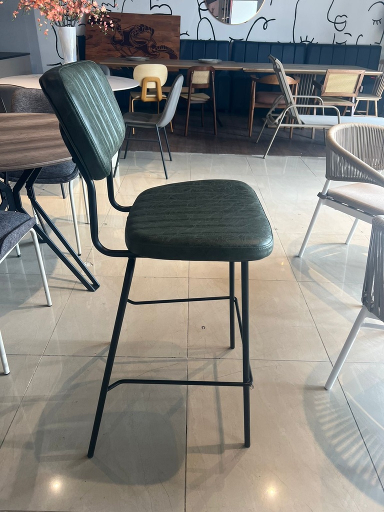 SILLA BAR LOREN VERDE (55.5*55.5*110CM)