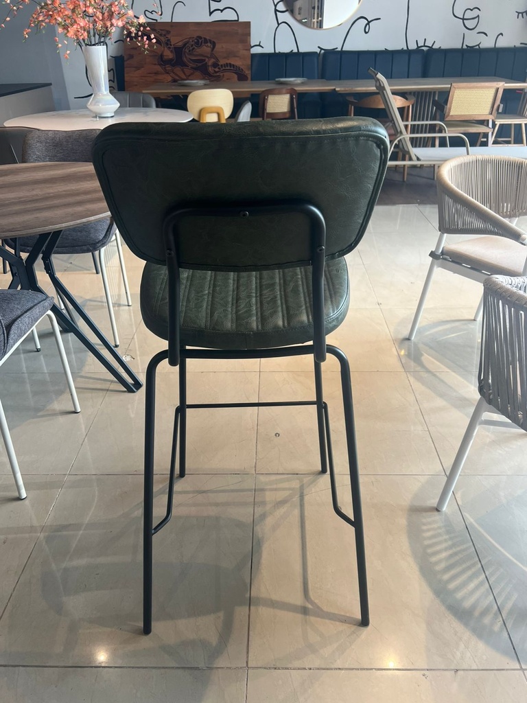 SILLA BAR LOREN VERDE (55.5*55.5*110CM)