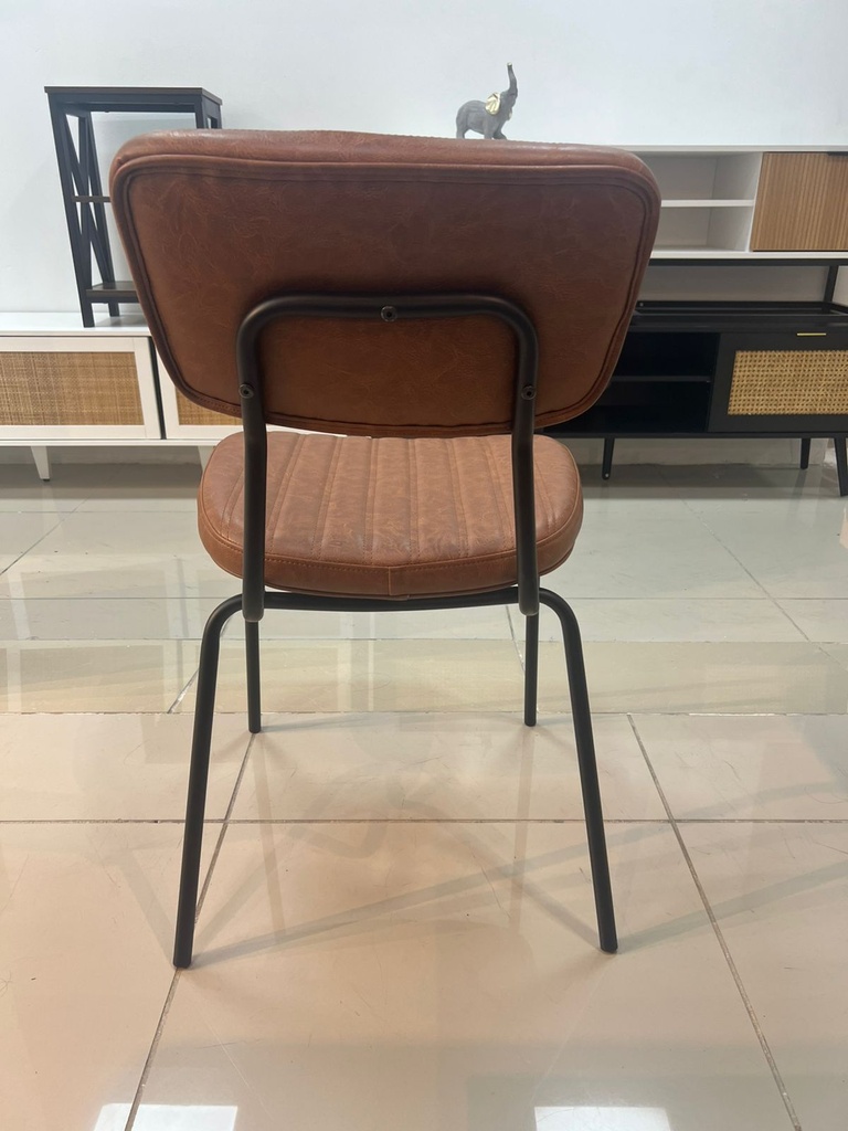 SILLA COMEDOR LOREN CAFE OSCURO (49x56.5x81CM)