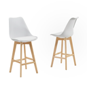 SILLA HOPE #2 BAR BLANCAS POLIPROPILENO-PP