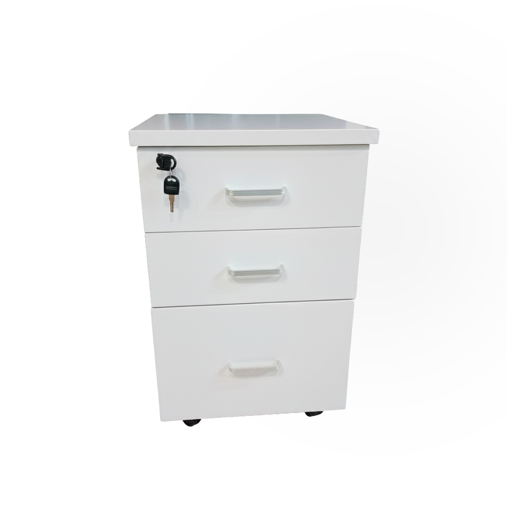 ESCRITORIO SEMI EJECUTIVO CON GAVETERO SM-120M BLANCO 48*24*30 ) ODFC01 (copia)