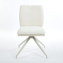 SILLA COMEDOR EVE BEIGE Y BLANCO （50x59x89CM）