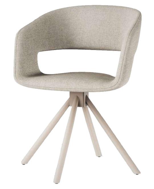 SILLA COMEDOR HOLLY BEIGE(52x58x81x48CM)