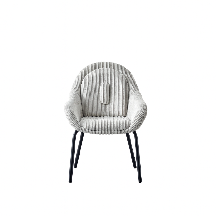 SILLA COMEDOR BELLA GRIS CLARO(62x69x82x47CM)