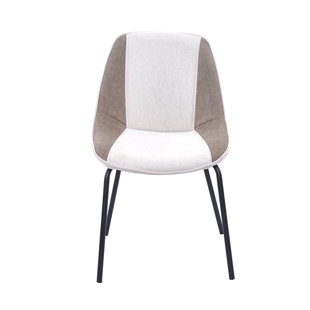 SILLA COMEDOR DEB GRIS CLARO CON CAFÉ1048(49.5x57x80x47CM)