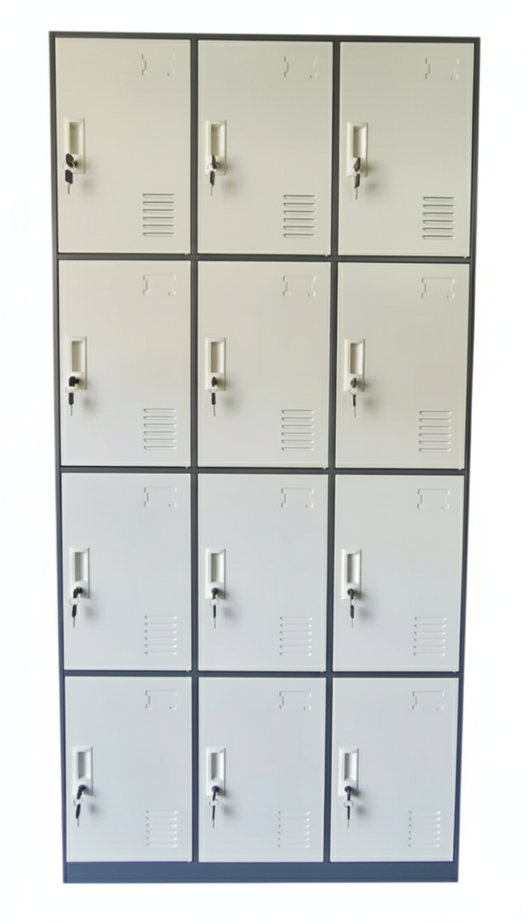 LOCKER DE 12 ESPACIOS BEIGE(180*90*40CM)