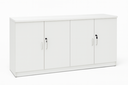 CREDENZA DE 4 PUERTAS  BLANCO (160x40x80CM)
