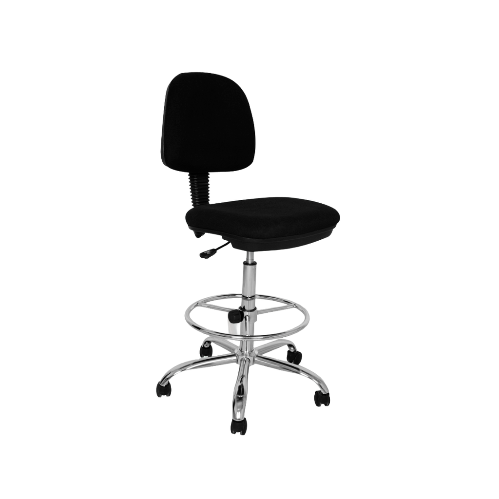SILLA CAJERO EJECUTIVA CON BRAZO ALTO 125CM  COLOR NEGRO-OFF