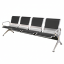 BANCA DE ESPERA CUADRUPLE 4 PERSONAS CON COJIN