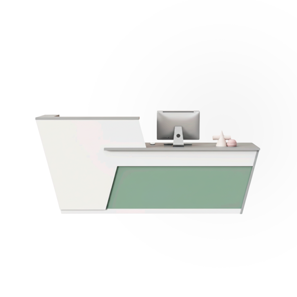 RECEPCION(140*60*110CM) 251411 VERDE Y BLANCO