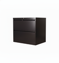ARMARIO MEDIO 2 GAVETAS NEGRO(72.4*90*45CM)