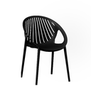 SILLA DELMY COMEDOR NEGRO (54*57*80CM)-PP