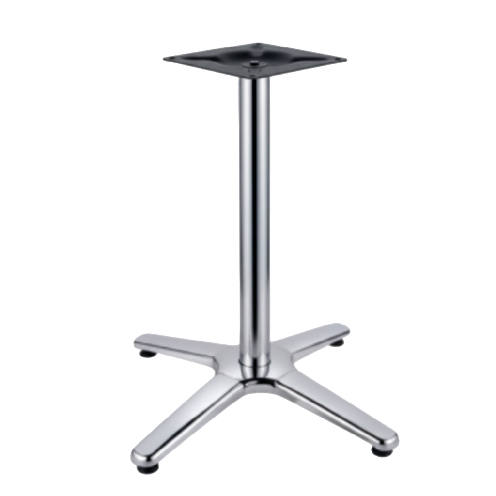 BASE PARA MESA DE 1 PATA HIERRO 1030 COLOR PLATA(62*62CM)
