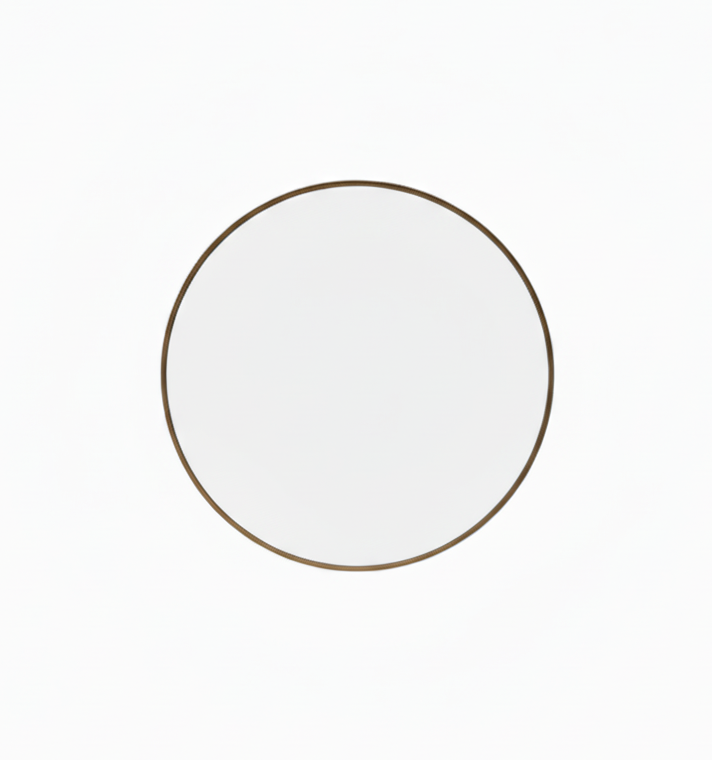 ESPEJO DALI MARCO DE DORADA 60CM