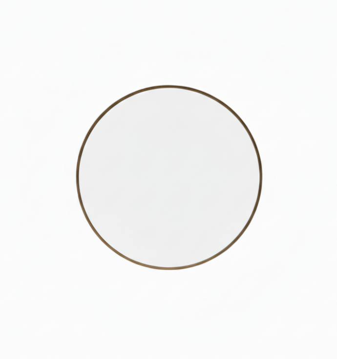 ESPEJO DALI MARCO DE DORADA 80CM