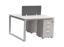 WORKSTATION DE 2/P MODELO WARNOCK -ZYZ-001 NEGRO(1.20x1.20x0.75cm)
