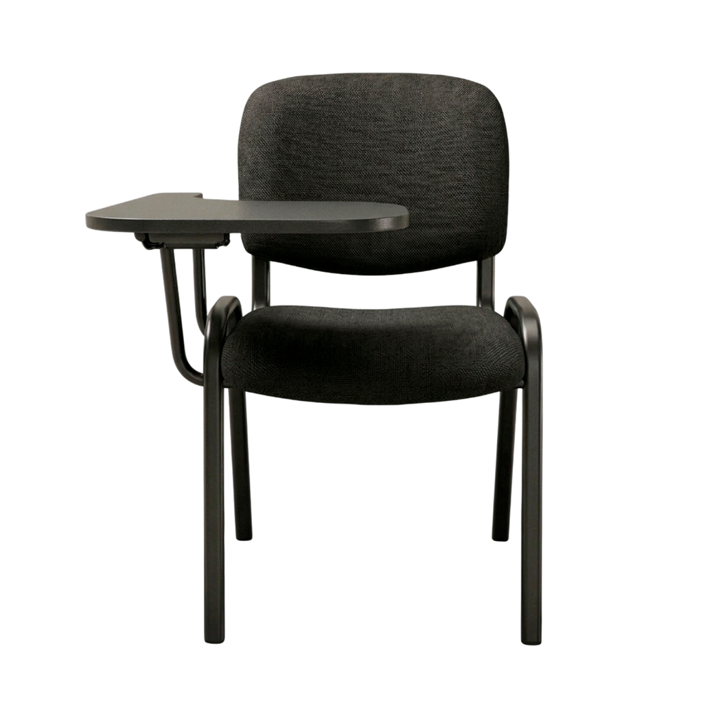 SILLA DE ESPERA BASIC CON TABLETA COLOR NEGRO-WCH