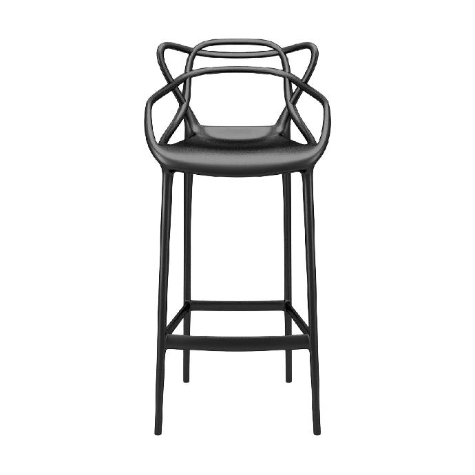 SILLA HERMES BAR COLOR NEGRO