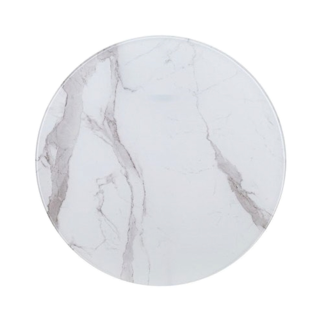 PLATAFORMA DE PIEDRA REDONDA DE 24" NEGRA (copia)