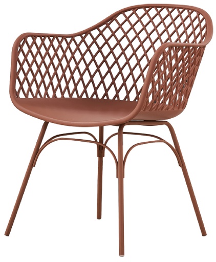 [78136] SILLA OSLO COMEDOR - COLOR TERRACOTA-PP