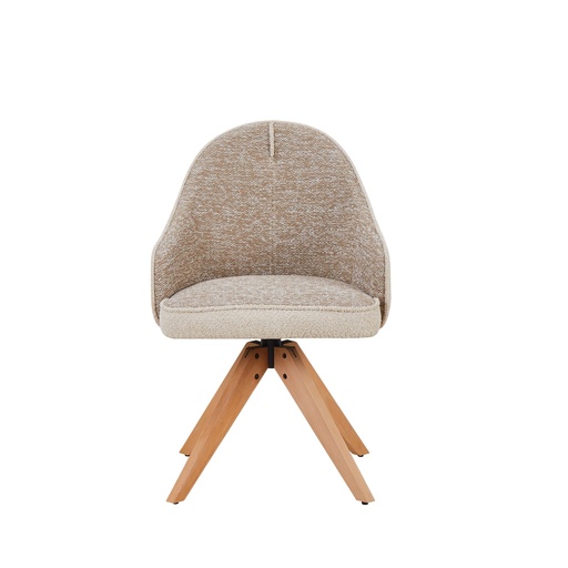 [DC-23156] SILLA SOEN GIRATORIA (Cafe claro)-UPH