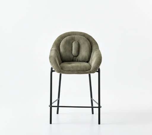 [23061052] SILLA BAR BELLA VERDE MILITAR (57x59x97x65CM)