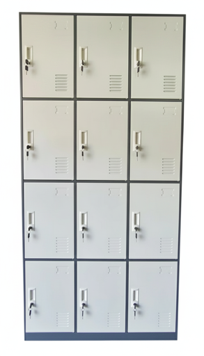 [ODFC22] LOCKER DE 12 ESPACIOS BEIGE(180*90*40CM)